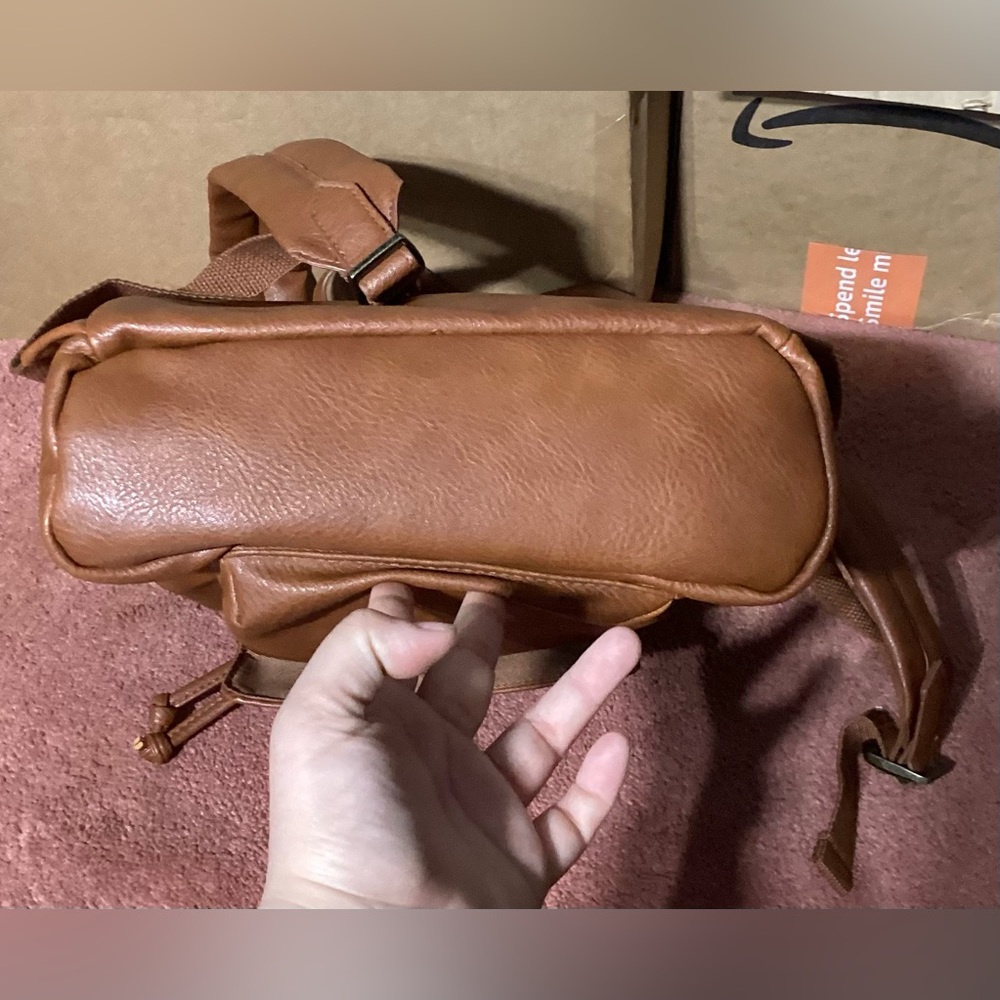 Brown Flap Backpack - Universal Thread - Picture 4 of 6